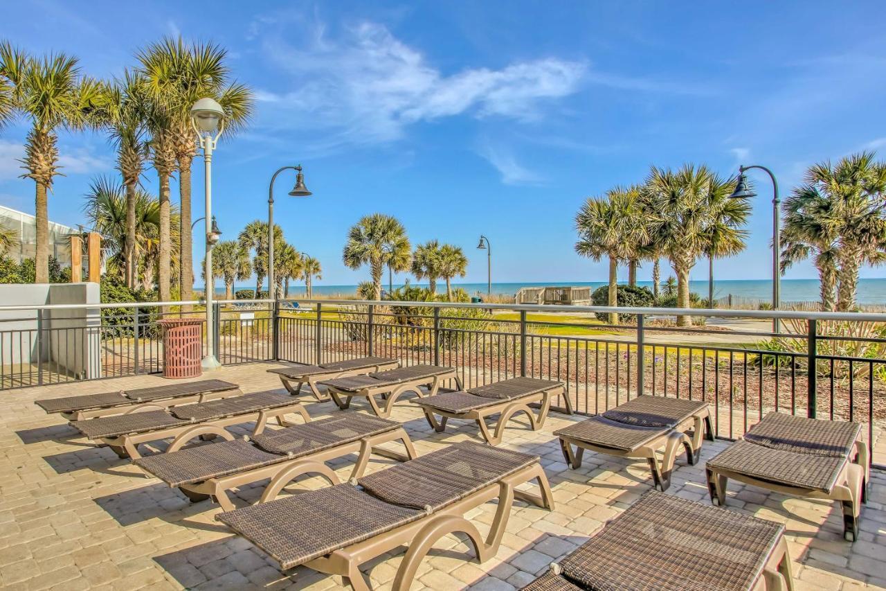 Beachfront Family Condo With View And Pool Access Myrtle Beach Exteriör bild