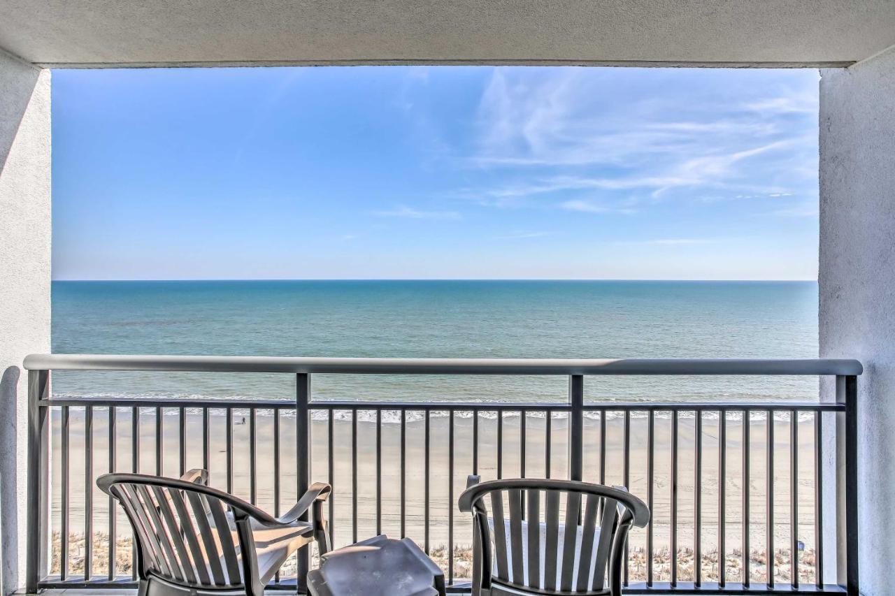 Beachfront Family Condo With View And Pool Access Myrtle Beach Exteriör bild