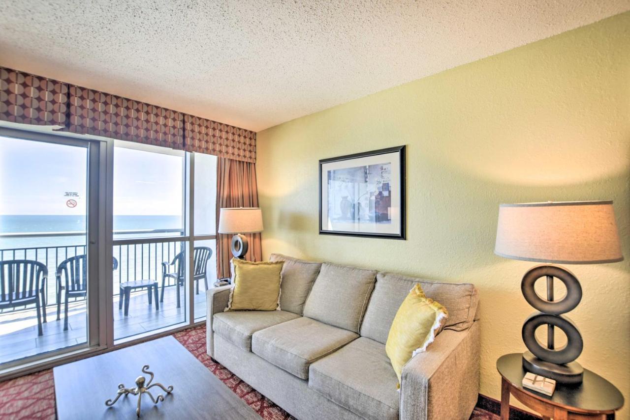 Beachfront Family Condo With View And Pool Access Myrtle Beach Exteriör bild